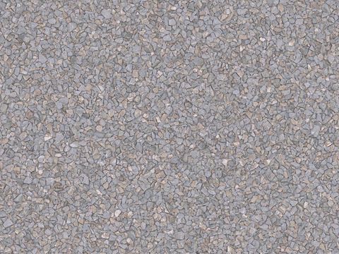现代砾石地面铺装