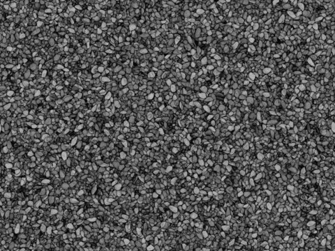 现代砾石地面铺装