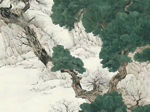  装饰画抽象画挂画拼贴风插画风漫画风儿童画壁画墙画 