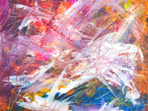  装饰画抽象画挂画拼贴风插画风漫画风儿童画壁画墙画 