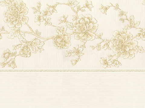 米黄色印花壁纸