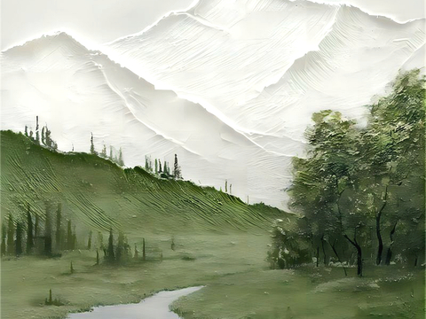  装饰画抽象画挂画拼贴风插画风漫画风儿童画墙画壁画 