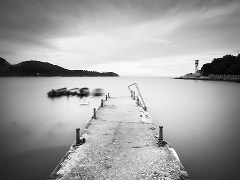  黑白摄影装饰画 