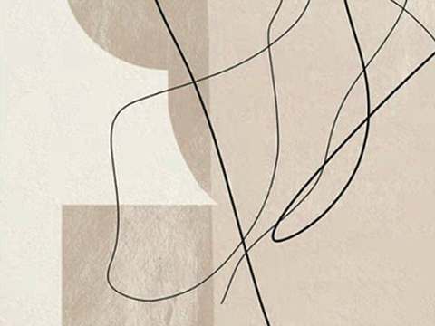  装饰画抽象画挂画拼贴风插画风漫画风儿童画壁画墙画 