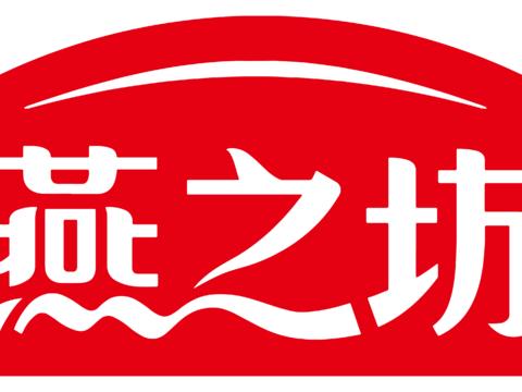  燕之坊，食品零食logo 