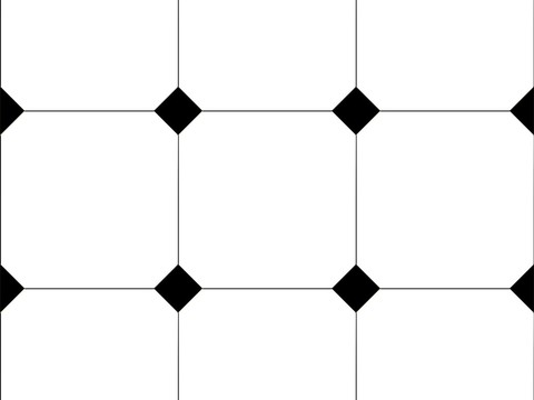 无缝白色小方砖