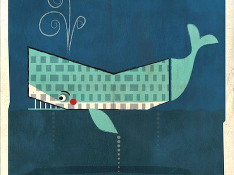  装饰画抽象画挂画拼贴风插画风漫画风儿童画壁画墙画 