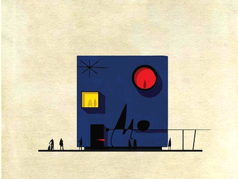  装饰画抽象画挂画拼贴风插画风漫画风儿童画壁画墙画 