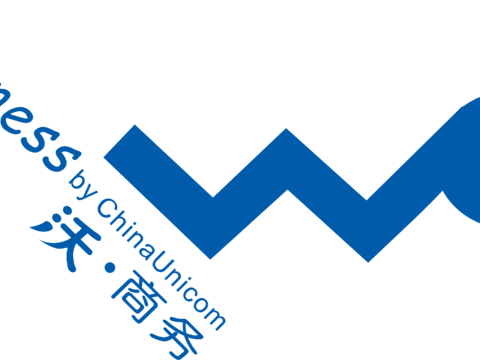 中国联通沃商务，电信通讯logo