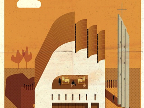  装饰画抽象画挂画拼贴风插画风漫画风儿童画壁画墙画 