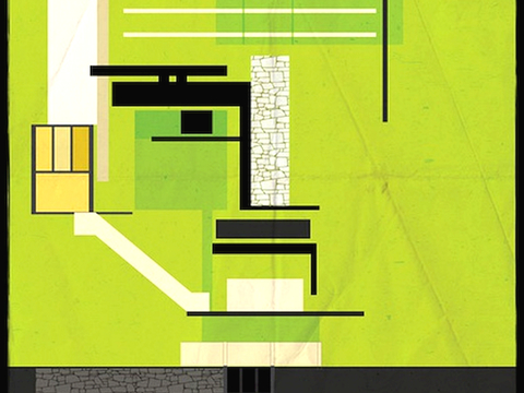  装饰画抽象画挂画拼贴风插画风漫画风儿童画墙画壁画 