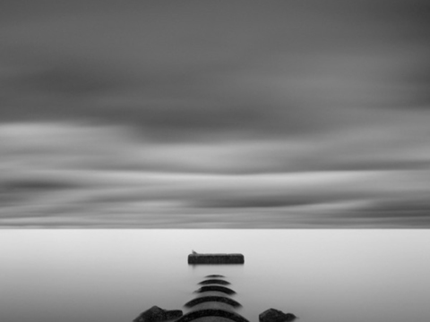  黑白摄影装饰画 