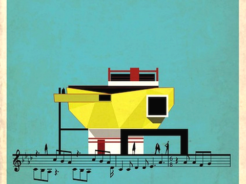  装饰画抽象画挂画拼贴风插画风漫画风儿童画墙画壁画 