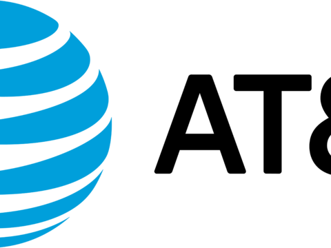 AT&amp;T美国电话电报，电信通讯logo