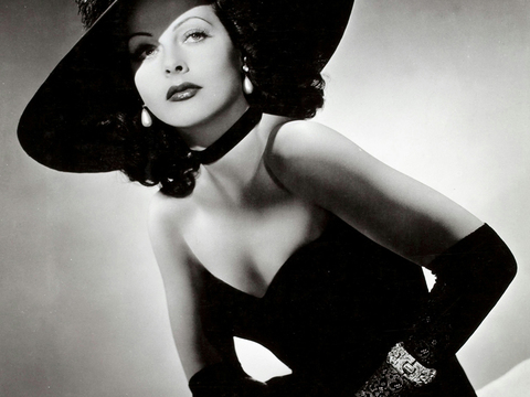  黑白摄影装饰人物画 