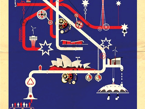  装饰画抽象画挂画拼贴风插画风漫画风儿童画壁画墙画 