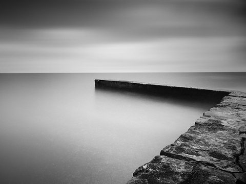  黑白摄影装饰画 