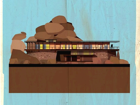  装饰画抽象画挂画拼贴风插画风漫画风儿童画墙画壁画 