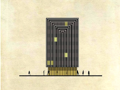  装饰画抽象画挂画拼贴风插画风漫画风儿童画壁画墙画 