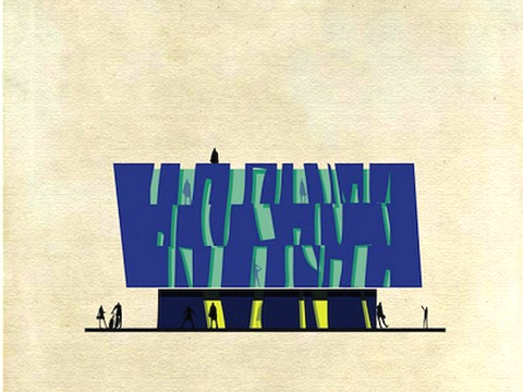  装饰画抽象画挂画拼贴风插画风漫画风儿童画壁画墙画 