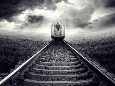  黑白摄影装饰画 