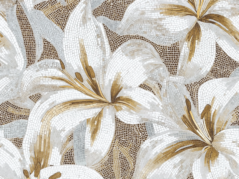 中式古典马赛克拼花