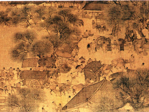 中式新中式挂画壁画字画山水花鸟背景墙壁纸装饰画油画