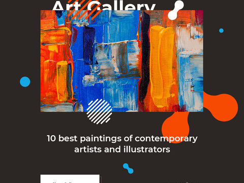 孟菲斯图文排版时尚创意广告海报12