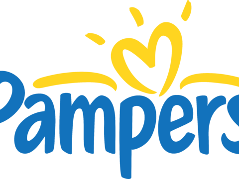  帮宝适纸尿裤，清洁护肤logo 