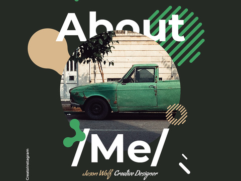 孟菲斯图文排版时尚创意广告海报16