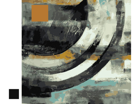 中式新中式挂画壁画字画山水花鸟背景墙壁纸装饰画油画