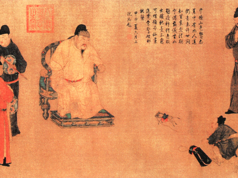 中式新中式挂画壁画字画山水花鸟背景墙壁纸装饰画油画