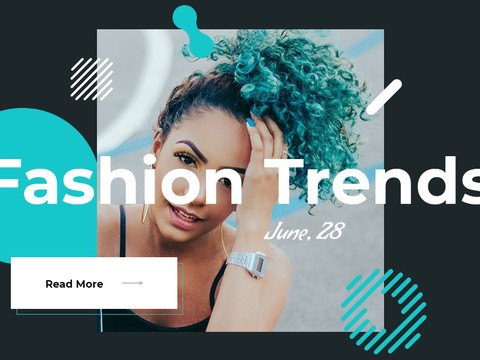 孟菲斯图文排版时尚创意广告海报6