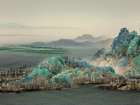 中式新中式挂画壁画字画山水花鸟背景墙壁纸装饰画油画