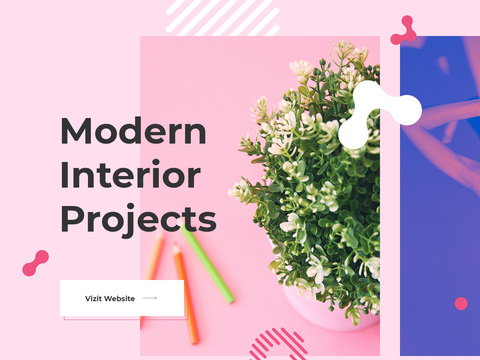 孟菲斯图文排版时尚创意广告海报1