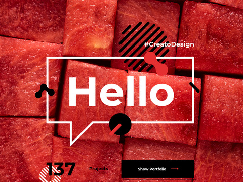 孟菲斯图文排版时尚创意广告海报24