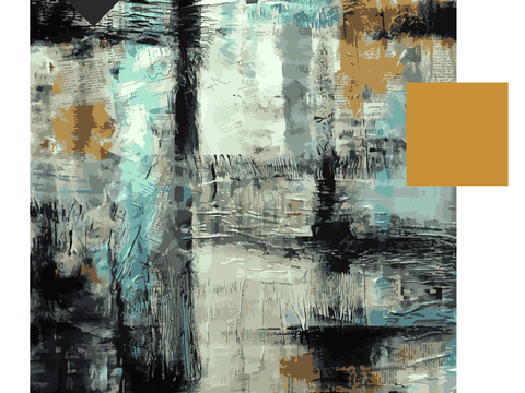  中式新中式挂画壁画字画山水花鸟背景墙壁纸装饰画油画 