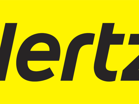 hertz赫兹租车，打车租车logo