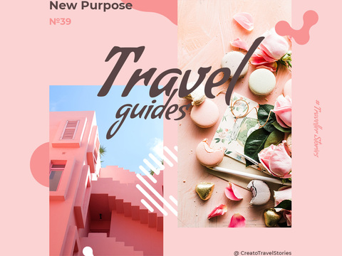 孟菲斯图文排版时尚创意广告海报45