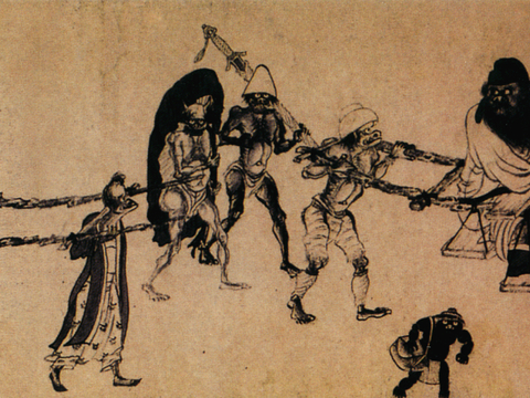  中式新中式挂画壁画字画山水花鸟背景墙壁纸装饰画油画 