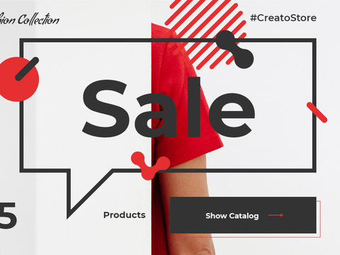 孟菲斯图文排版时尚创意广告海报23