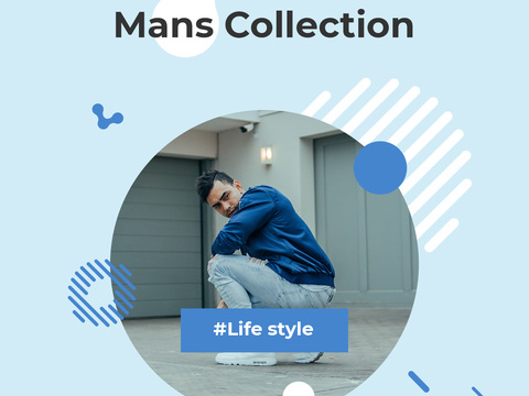 孟菲斯图文排版时尚创意广告海报29