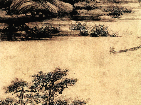 中式新中式挂画壁画字画山水花鸟背景墙壁纸装饰画油画