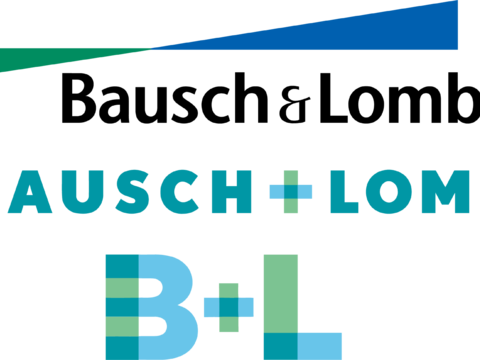 博士伦，制药药业logo