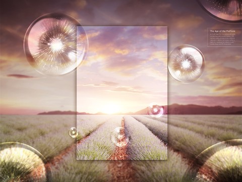 未来科技城市广告海报8