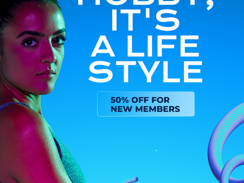 时尚创意运动健身广告海报14