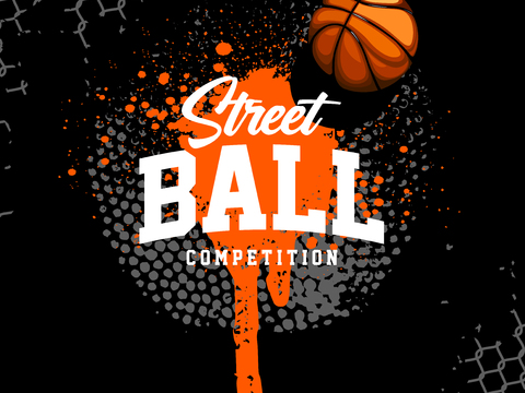 篮球运动创意广告海报42