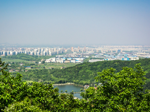 高清白天城市外景