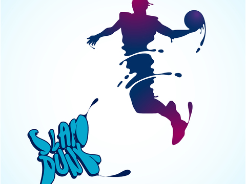  篮球运动创意广告海报59 