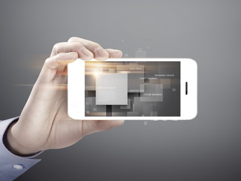  科技感人工智能智能科技识别广告海报17 